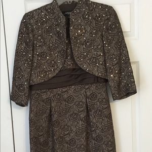 Two piece evening dress